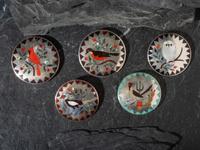 Group of Bird-Themed Bolo Slides
