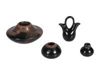 Sgraffito Jar and Miniature Pottery