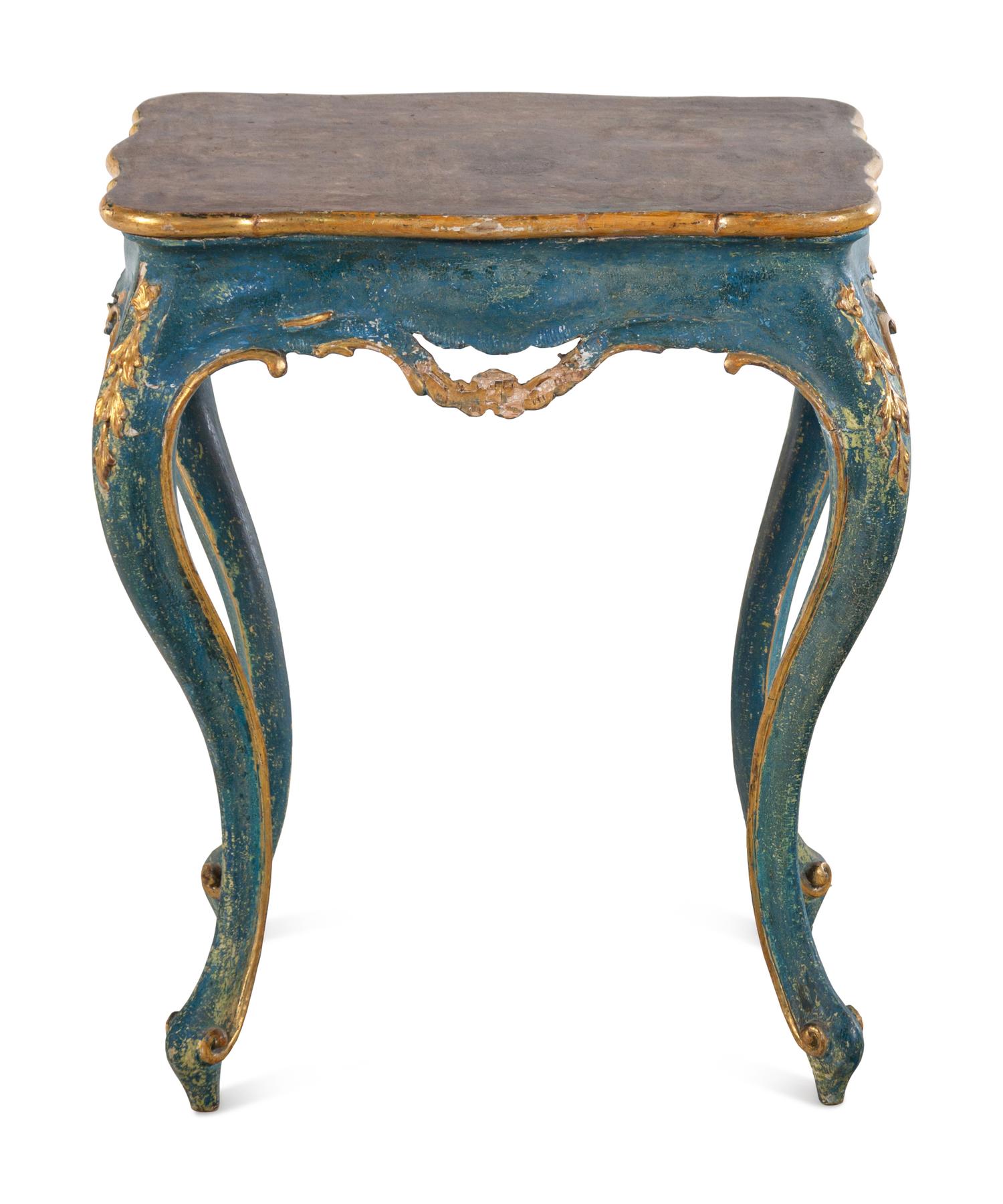 A Venetian Painted Side Table