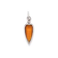 CITRINE AND DIAMOND PENDANT