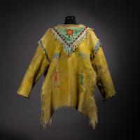 Pawnee Painted Hide Shirt
