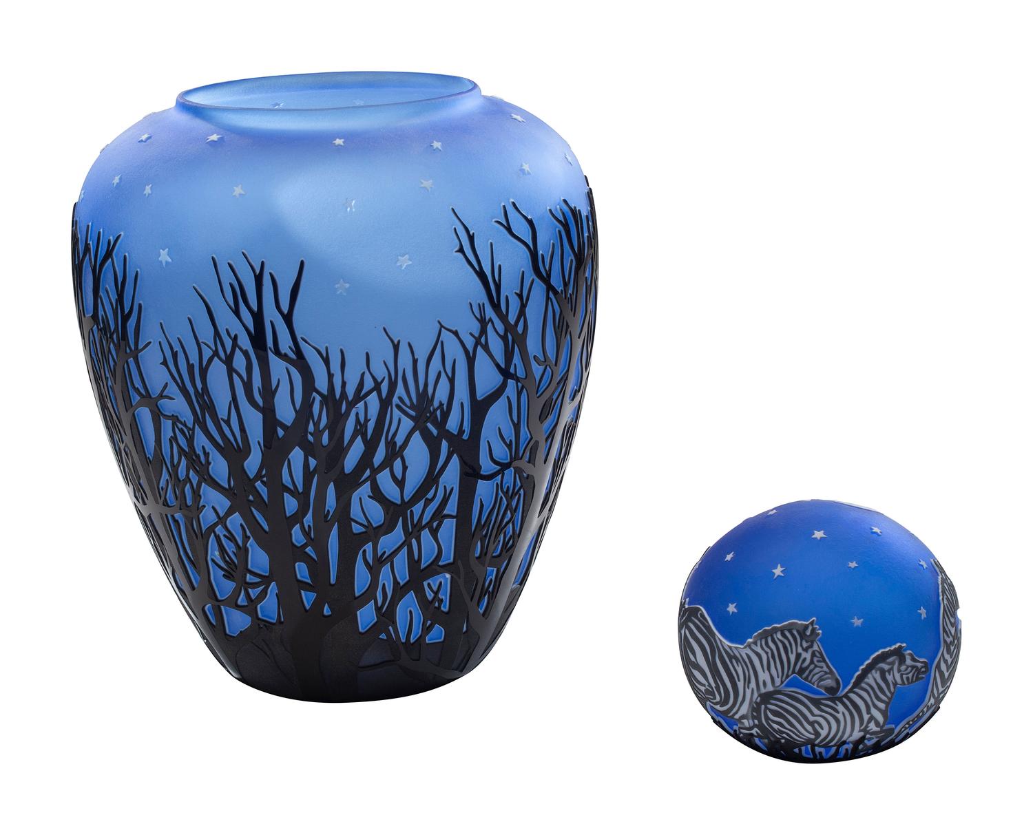 Two Cameo Glass Articles