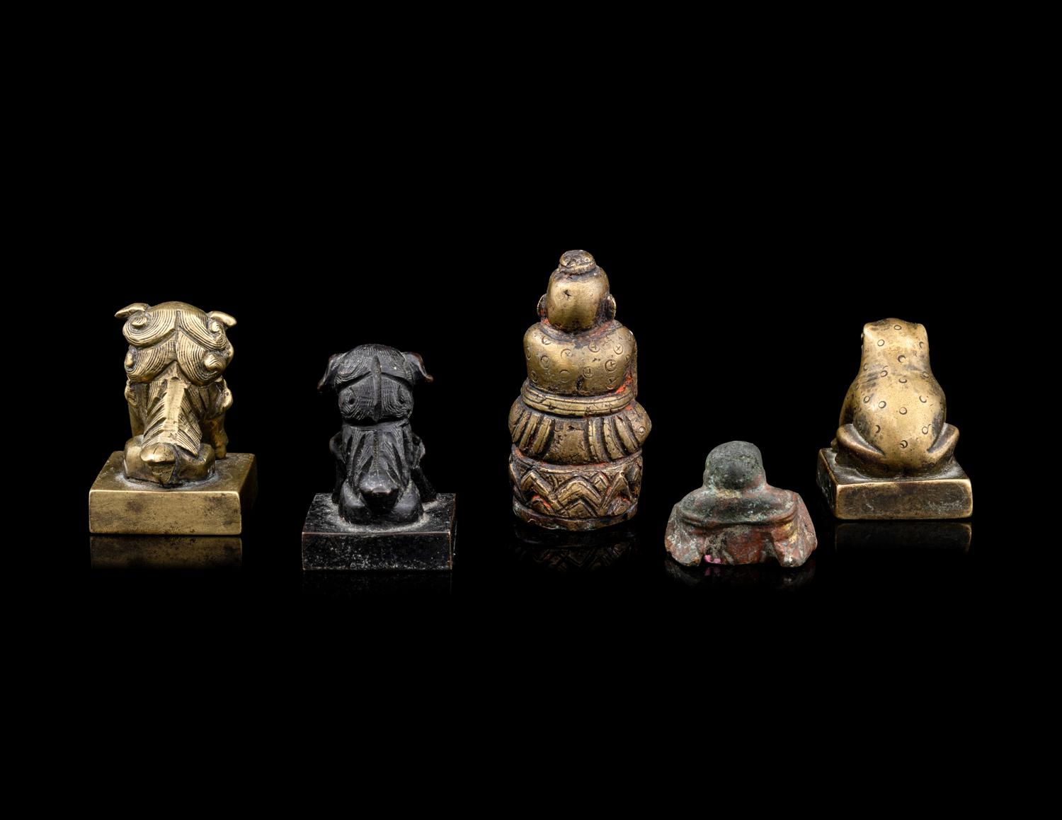 Five Chinese Bronze Seals
