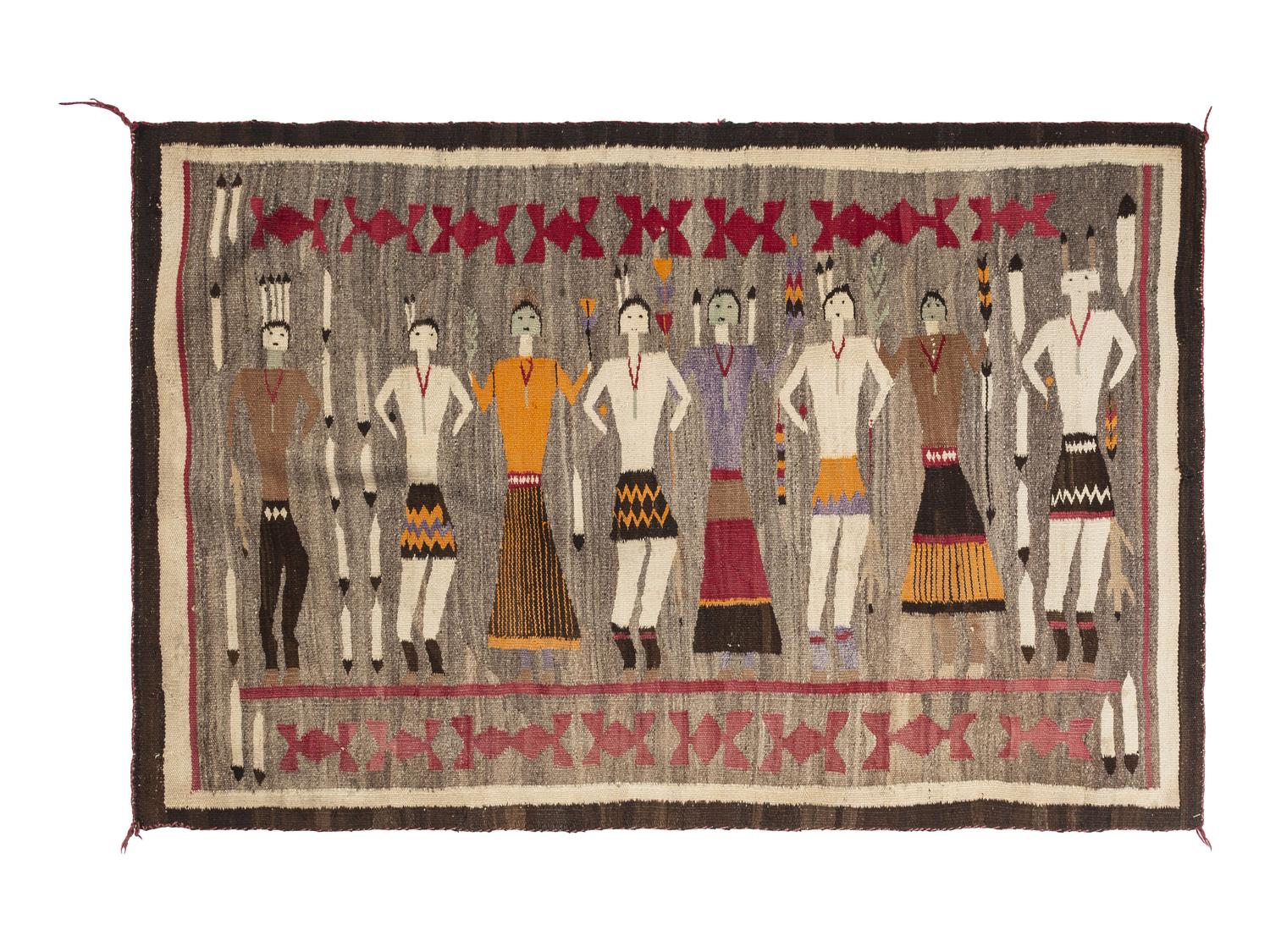 Navajo Yeibichai Weaving / Rug
