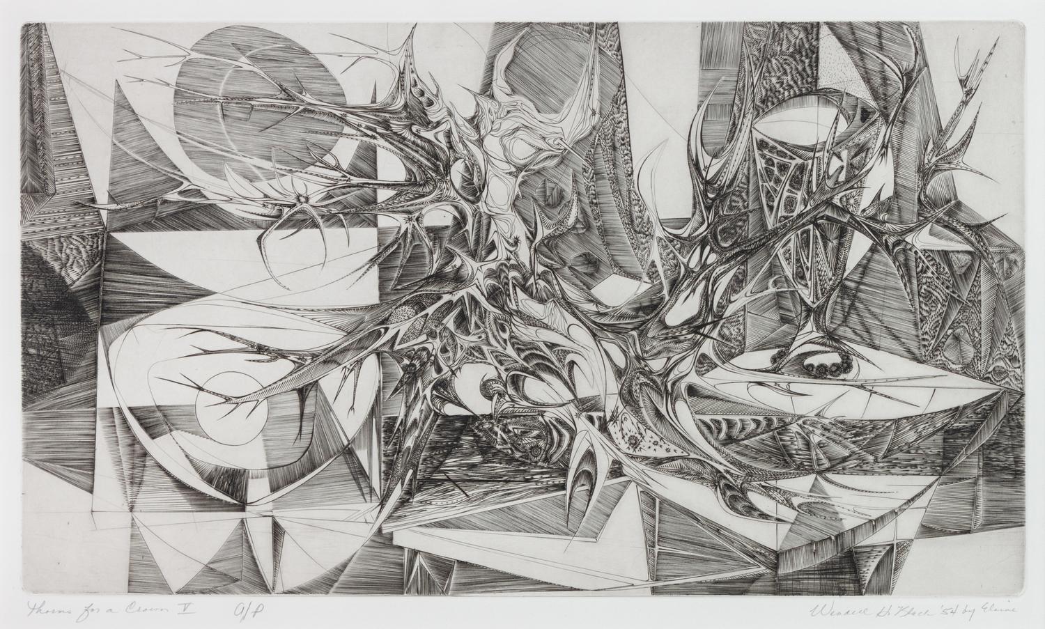 Thorns for a Crown V , Artist's Proof, 1954