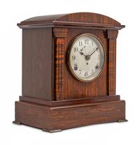 An American Mahogany Mantel Clock