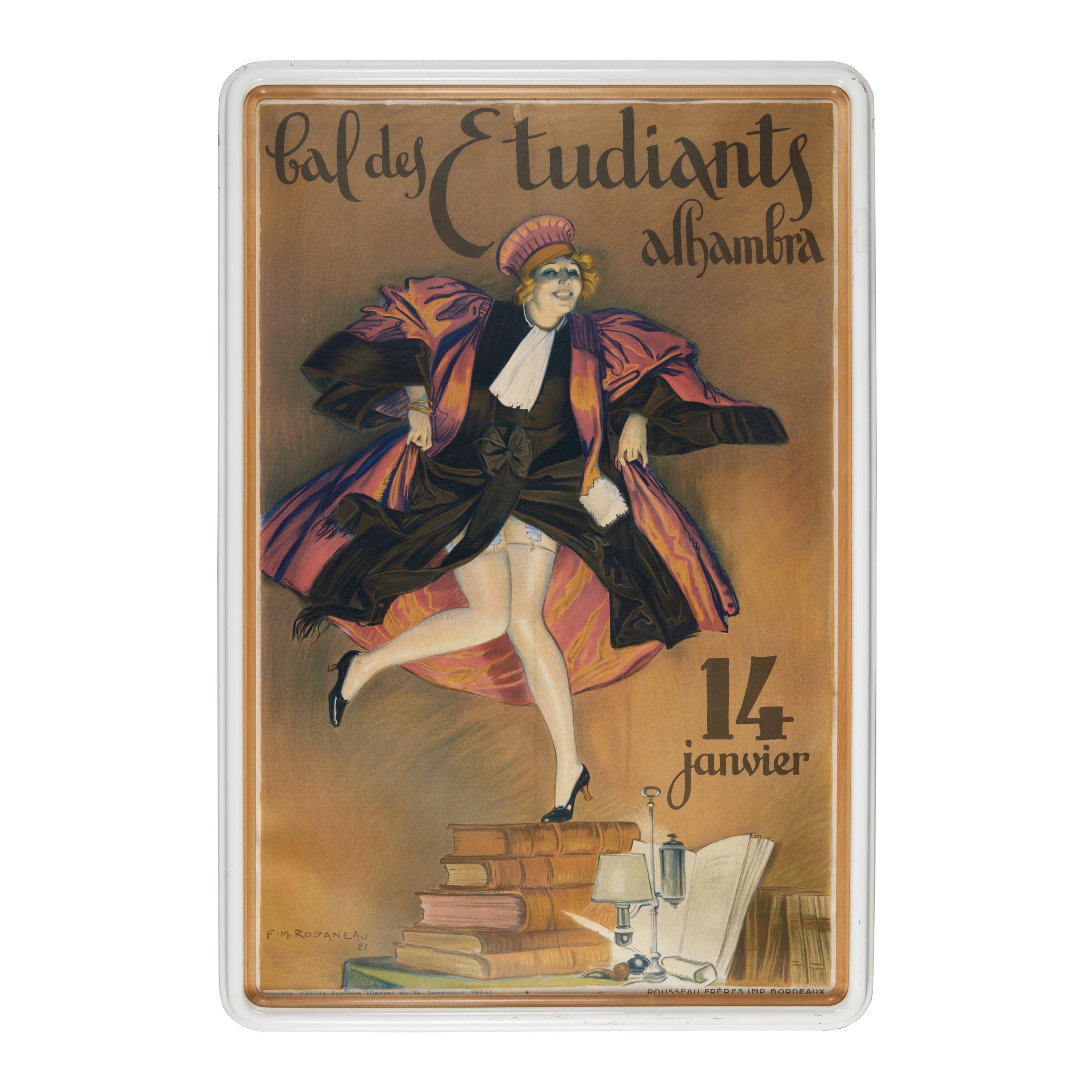 François Maurice Roganeau (French, 1883–1974) — Bal des Etudiants Alhambra , 1927