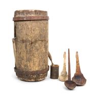 A Group of Wood Articles Height of largest 17 1/2 inches.