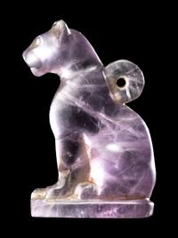 An Egyptian Amethyst Cat