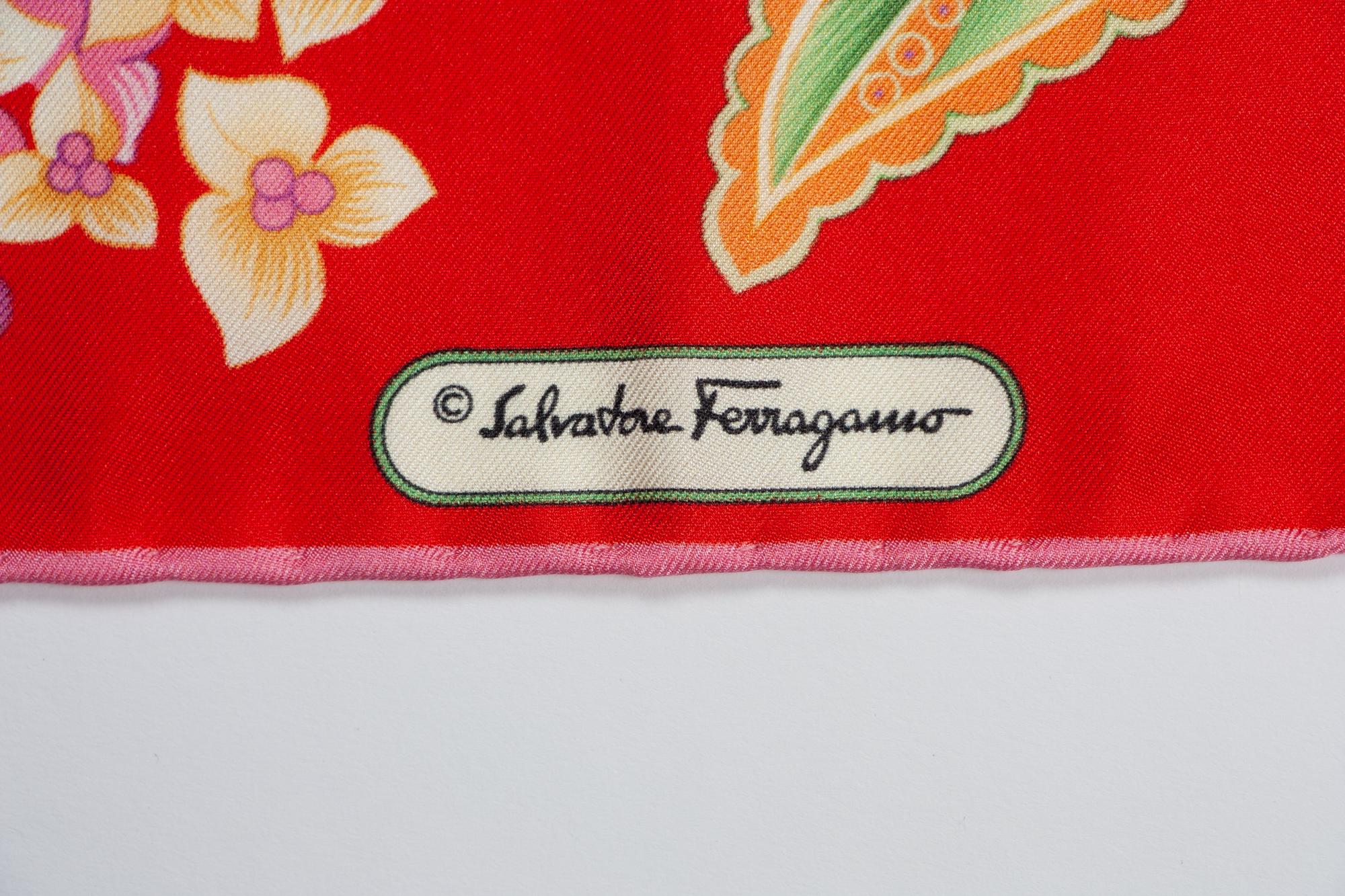 Six Designer Scarves: Givenchy, Gucci, Pucci, Ferragamo