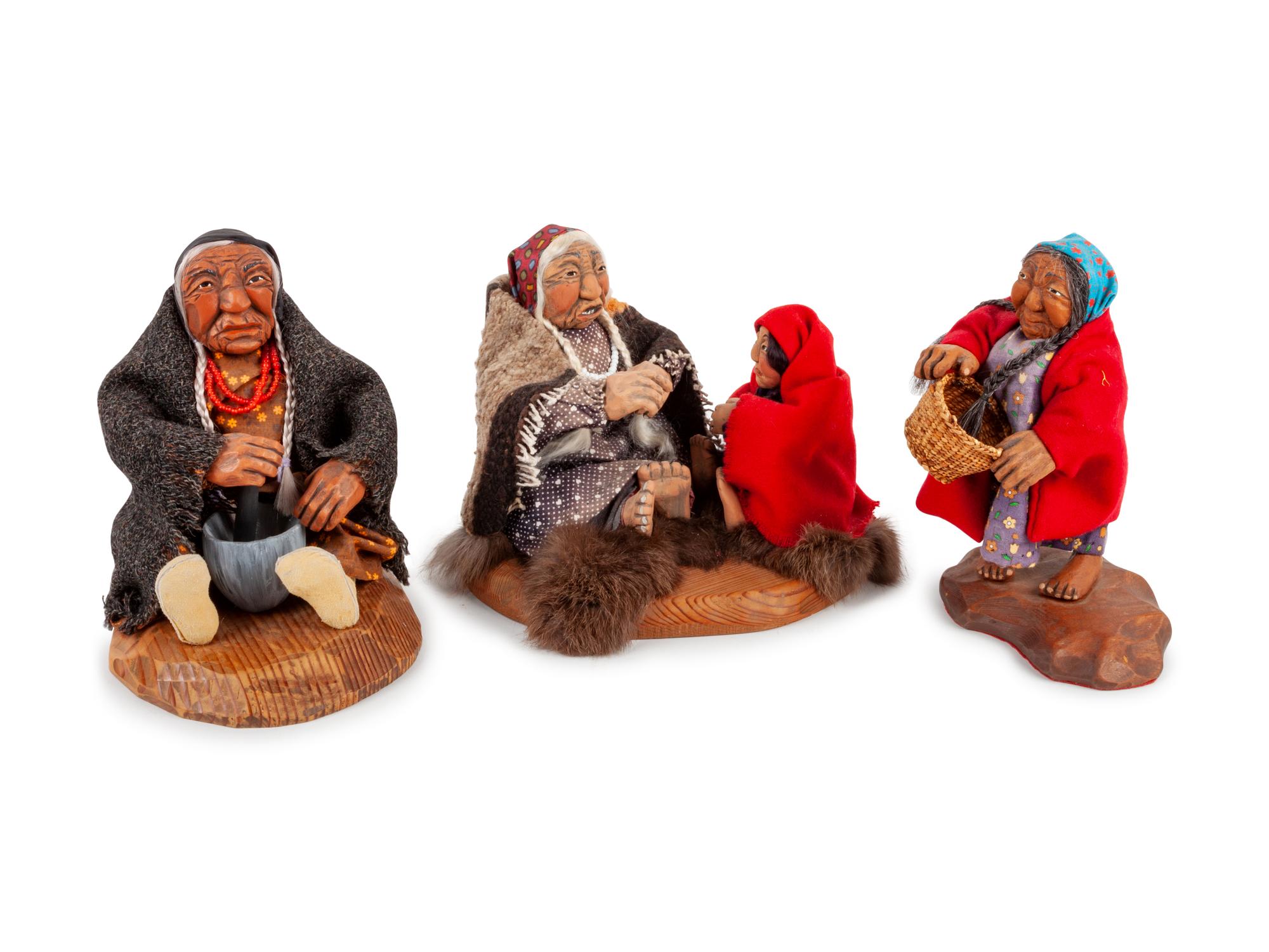 Carved Wood Figures