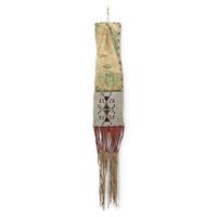 Sioux Beaded Hide Tobacco Bag