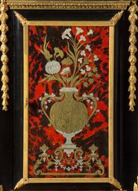 A Napoleon III Boulle and Ormolu Mounted Meuble à Hauteur d'Appui, Paul Sormani (French, 1817-1877), Height 46 x width 33 1/4 x depth 1