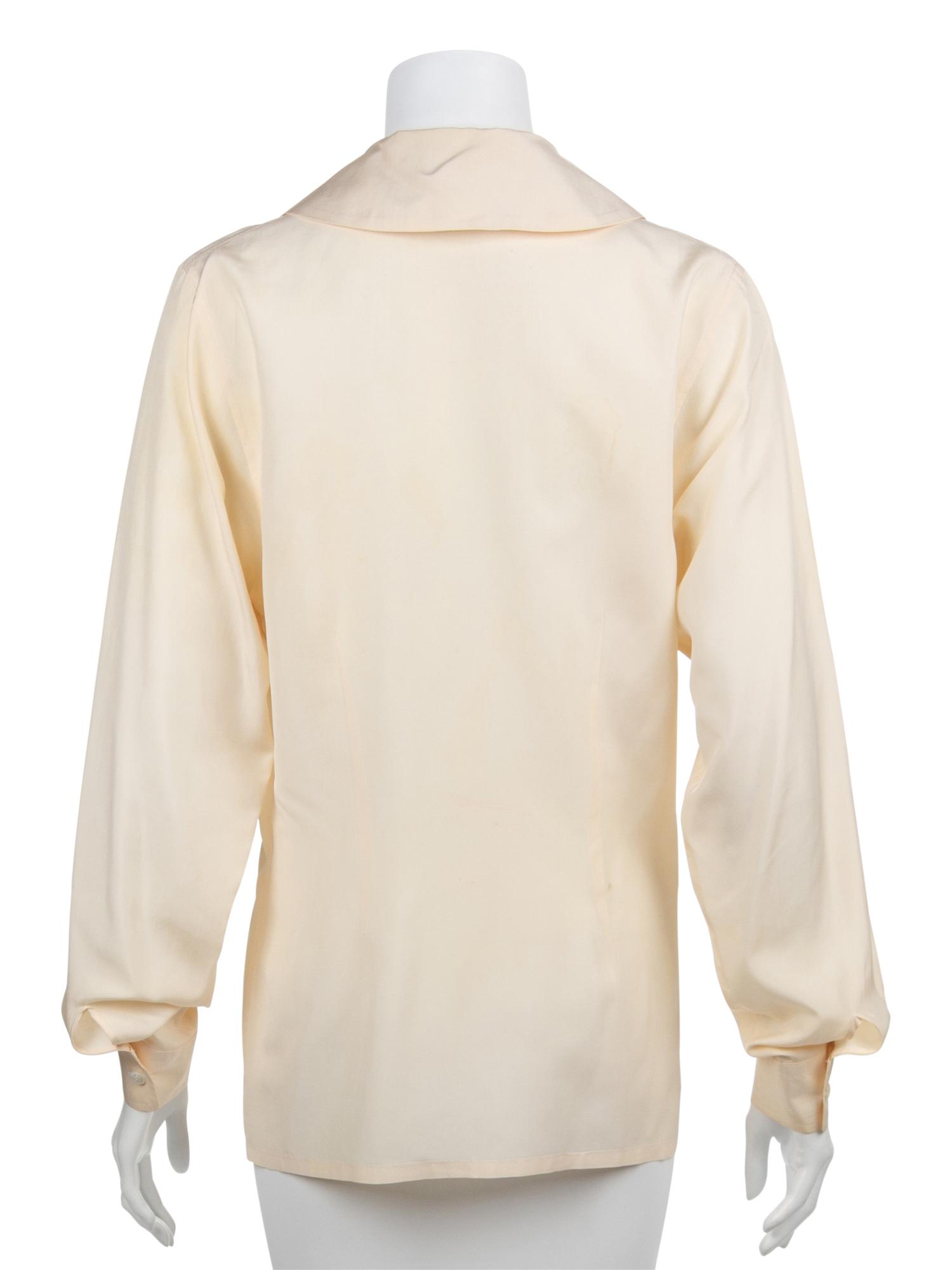 Three Blouses by Comme des Garçons, Valentino, and Karl Lagerfeld, 1980s-1990s