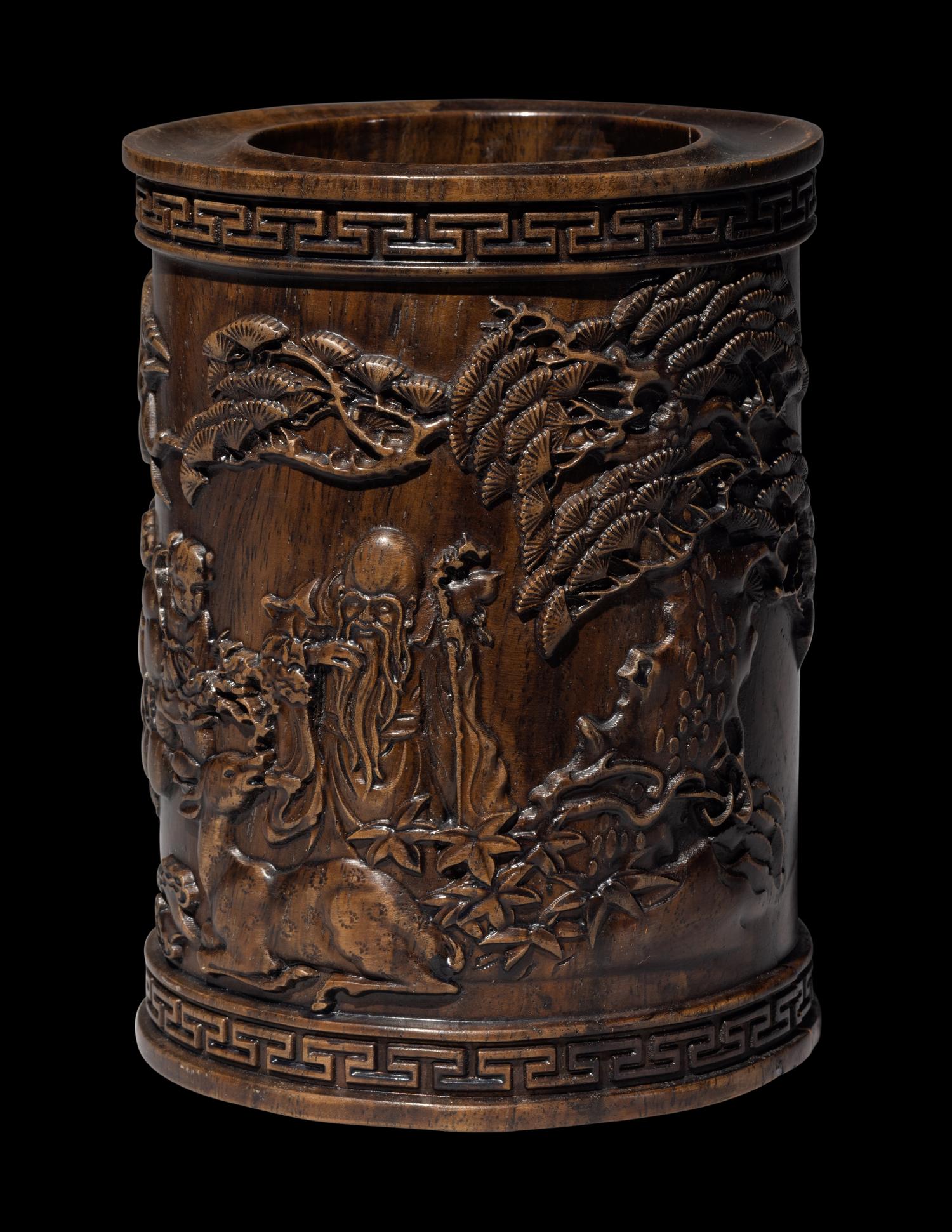 Four Chinese Hardwood Scholar's Objects