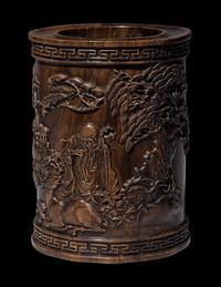 Four Chinese Hardwood Scholar's Objects