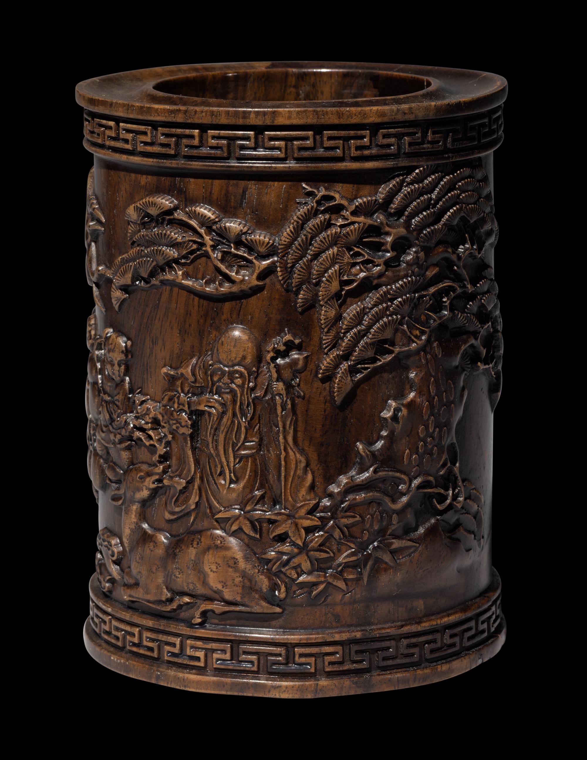 Four Chinese Hardwood Scholar's Objects