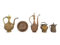 Four Persian Brass Vessels