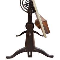 An Iron and Wood Architect's Table 37.5" W x 26" D x 69" H — United States, Circa 1930