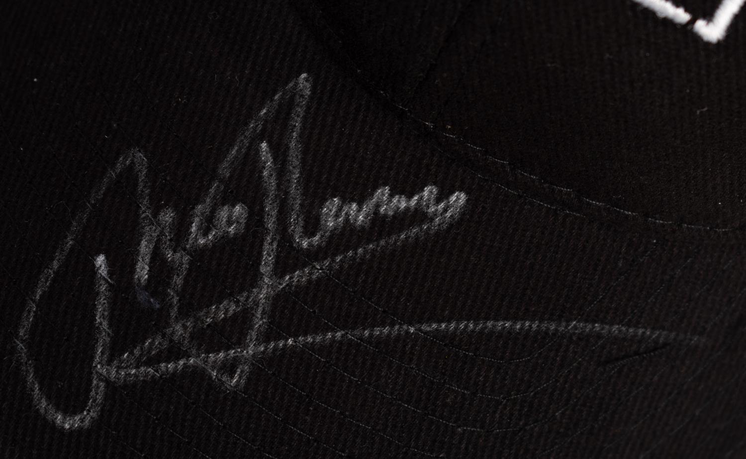(Film Clothes) A group of signed baseball caps and hats from movies, tv shows and sports, comprising: