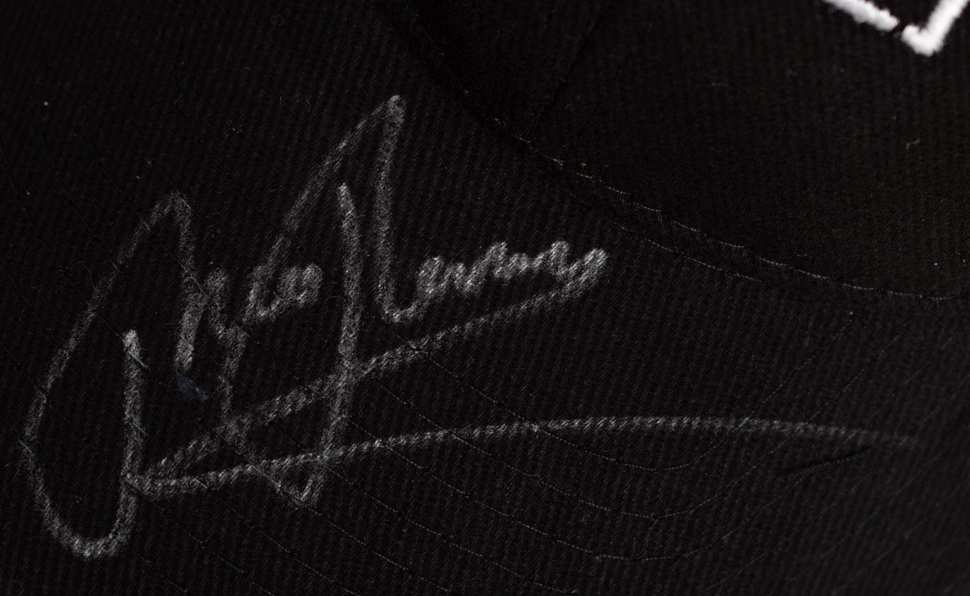 (Film Clothes) A group of signed baseball caps and hats from movies, tv shows and sports, comprising: