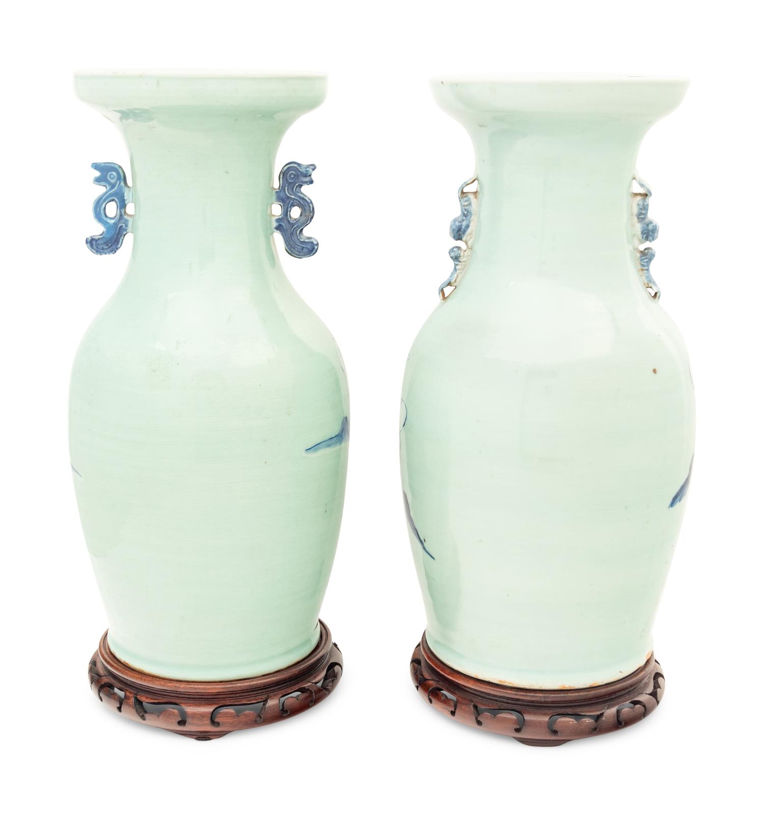 A Pair of Chinese Porcelain Vases