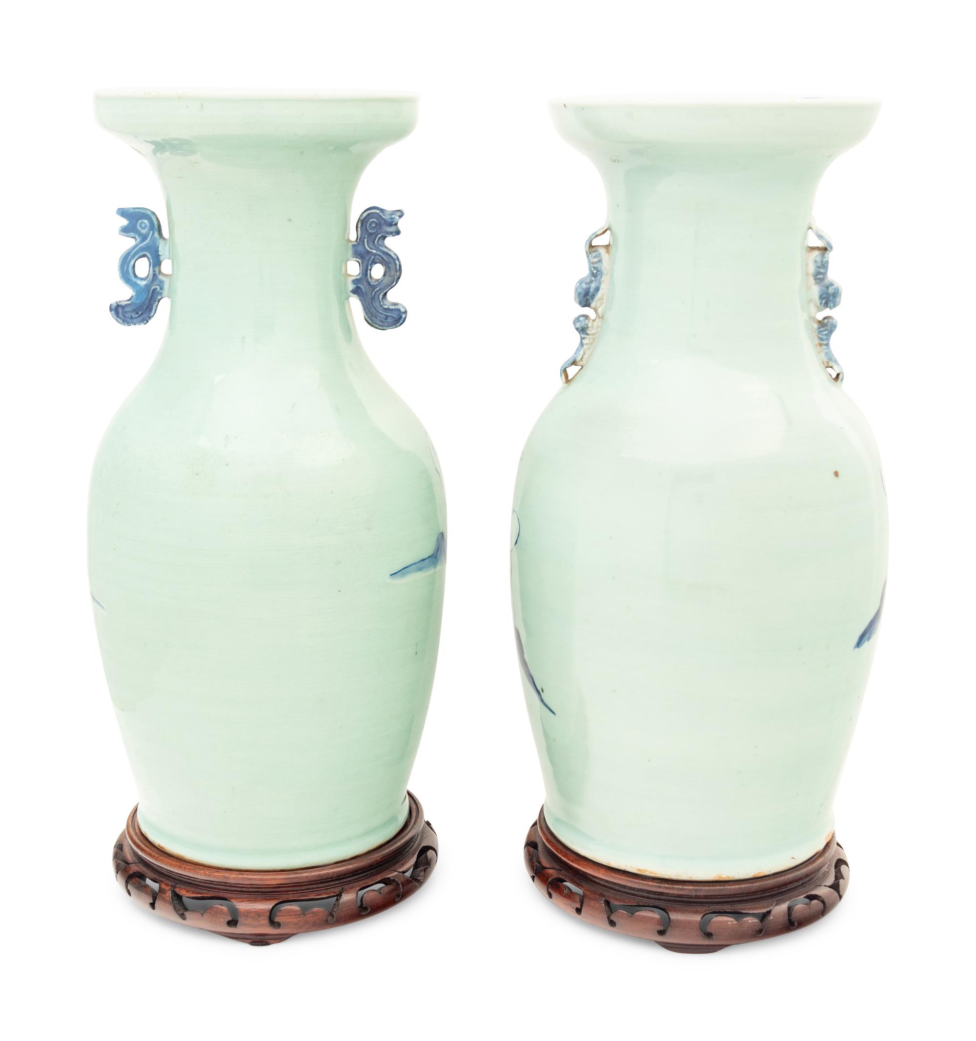 A Pair of Chinese Porcelain Vases