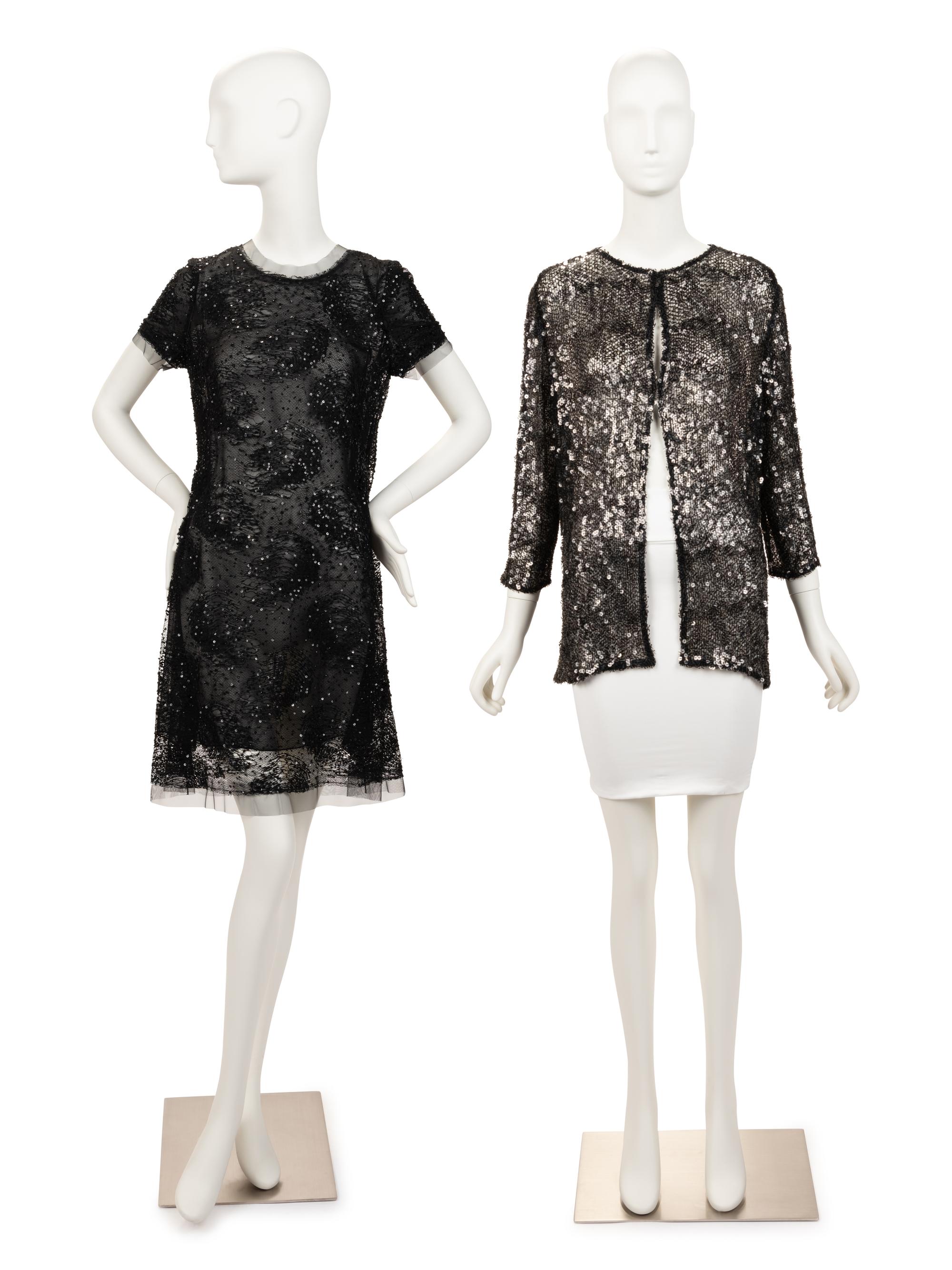Two Ralph Rucci Sequined Items, 2000-10s