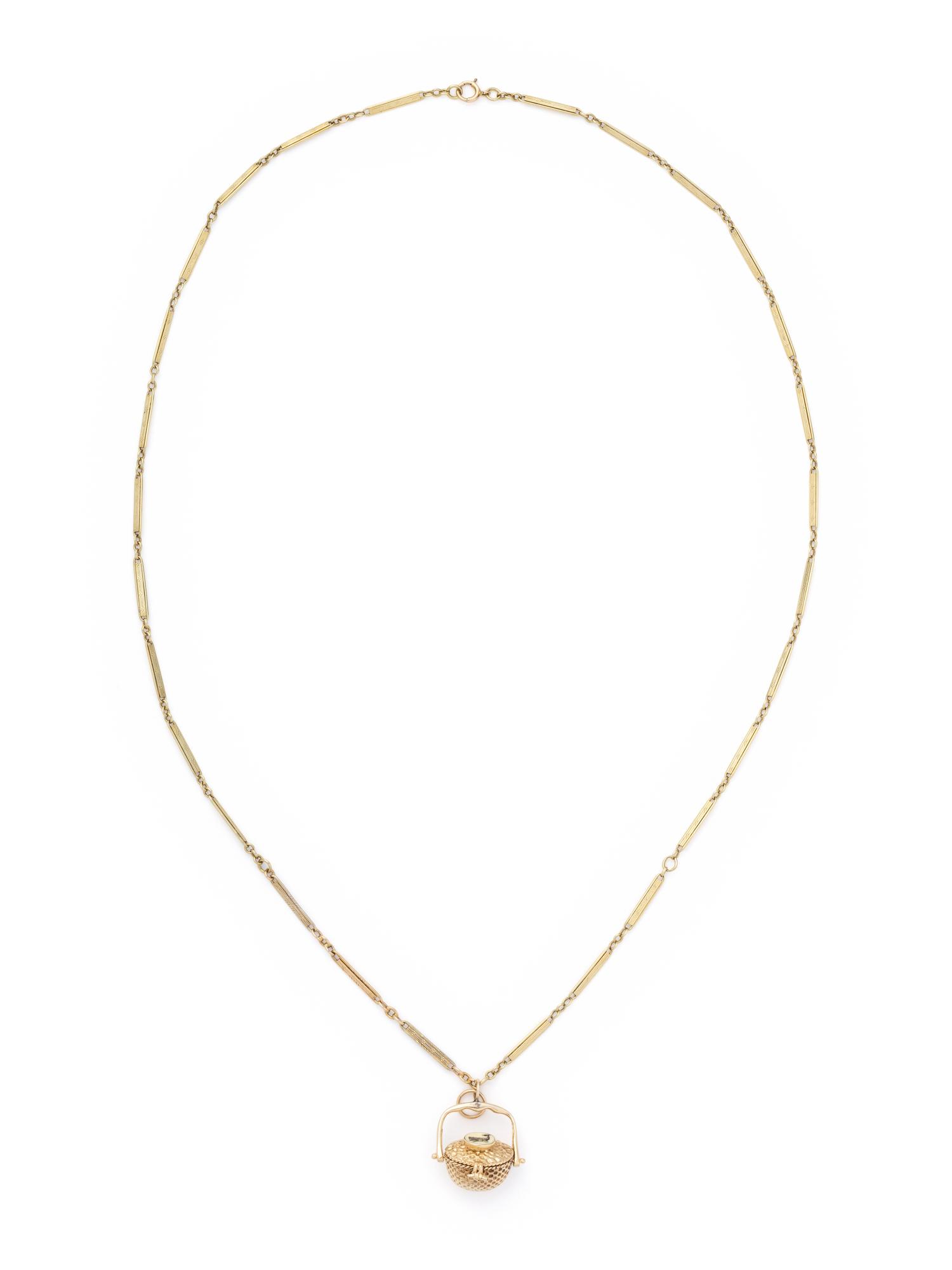 YELLOW GOLD PENDANT/NECKLACE