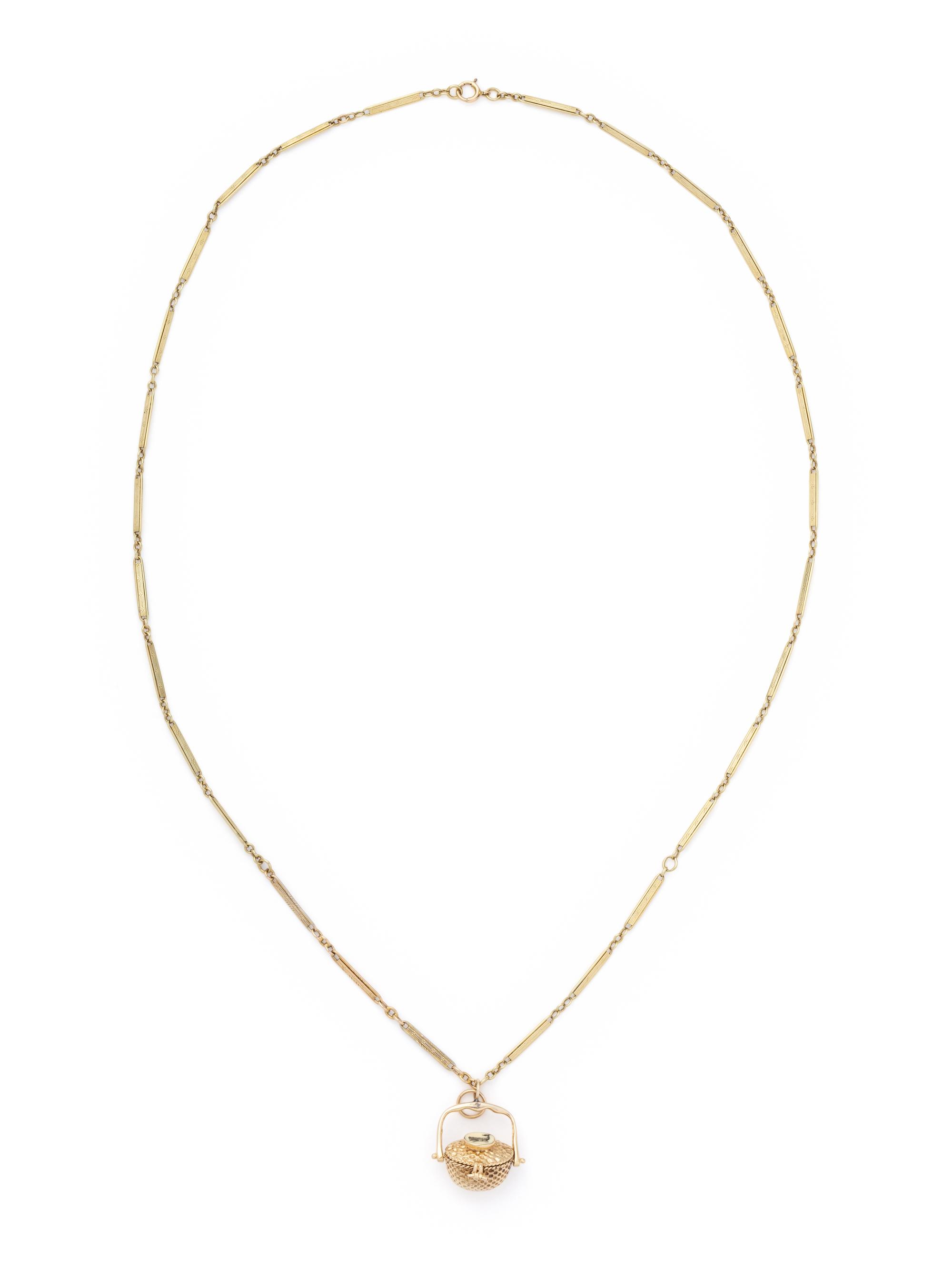 YELLOW GOLD PENDANT/NECKLACE