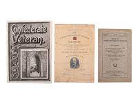 [CSA VETERANS]. A large group of speeches, journals, reunion pamphlets, and other publications by Confederate veteran organizations, including: