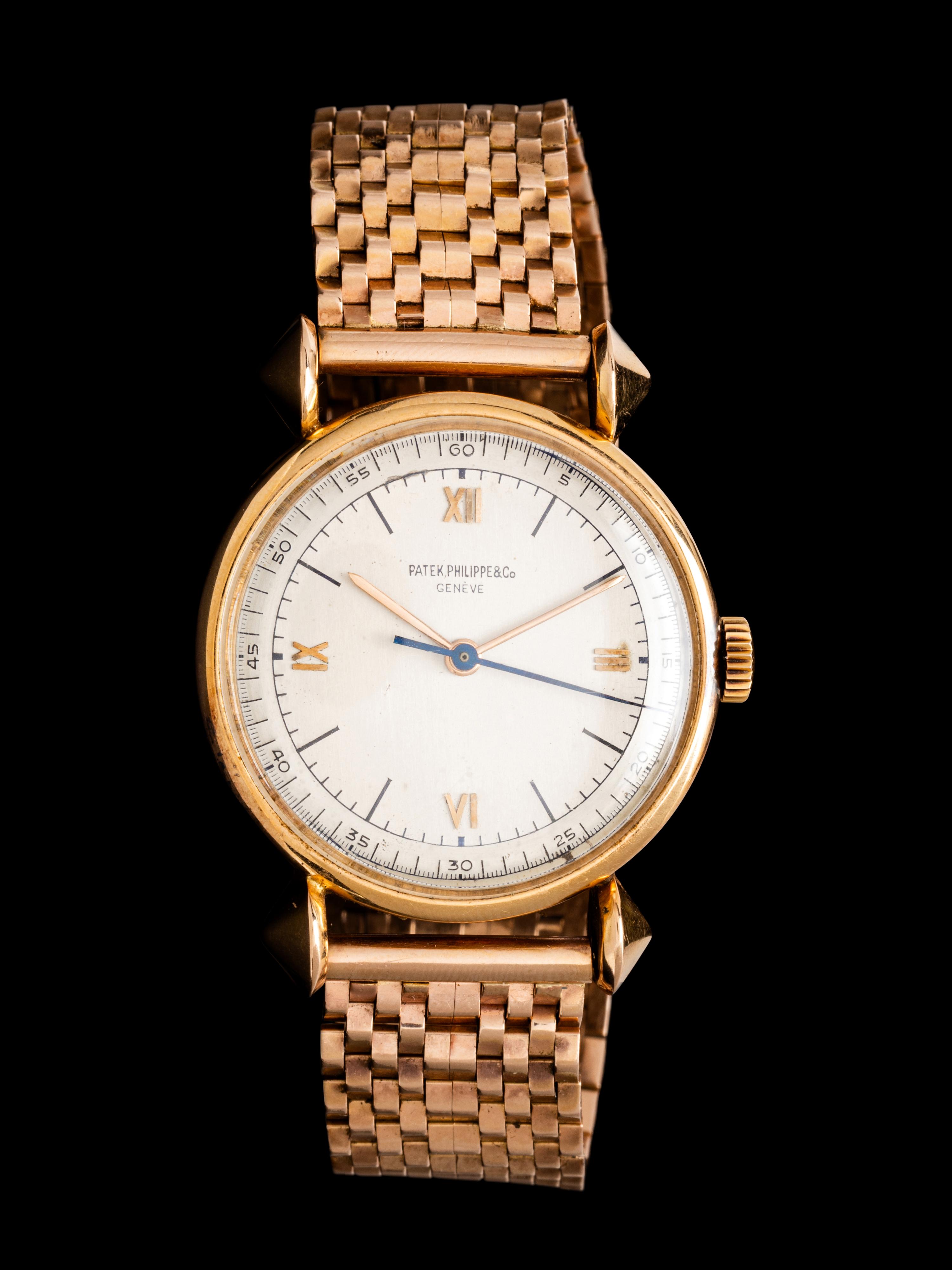 PATEK PHILLIPE, REF. 1536 18K PINK GOLD WATCH