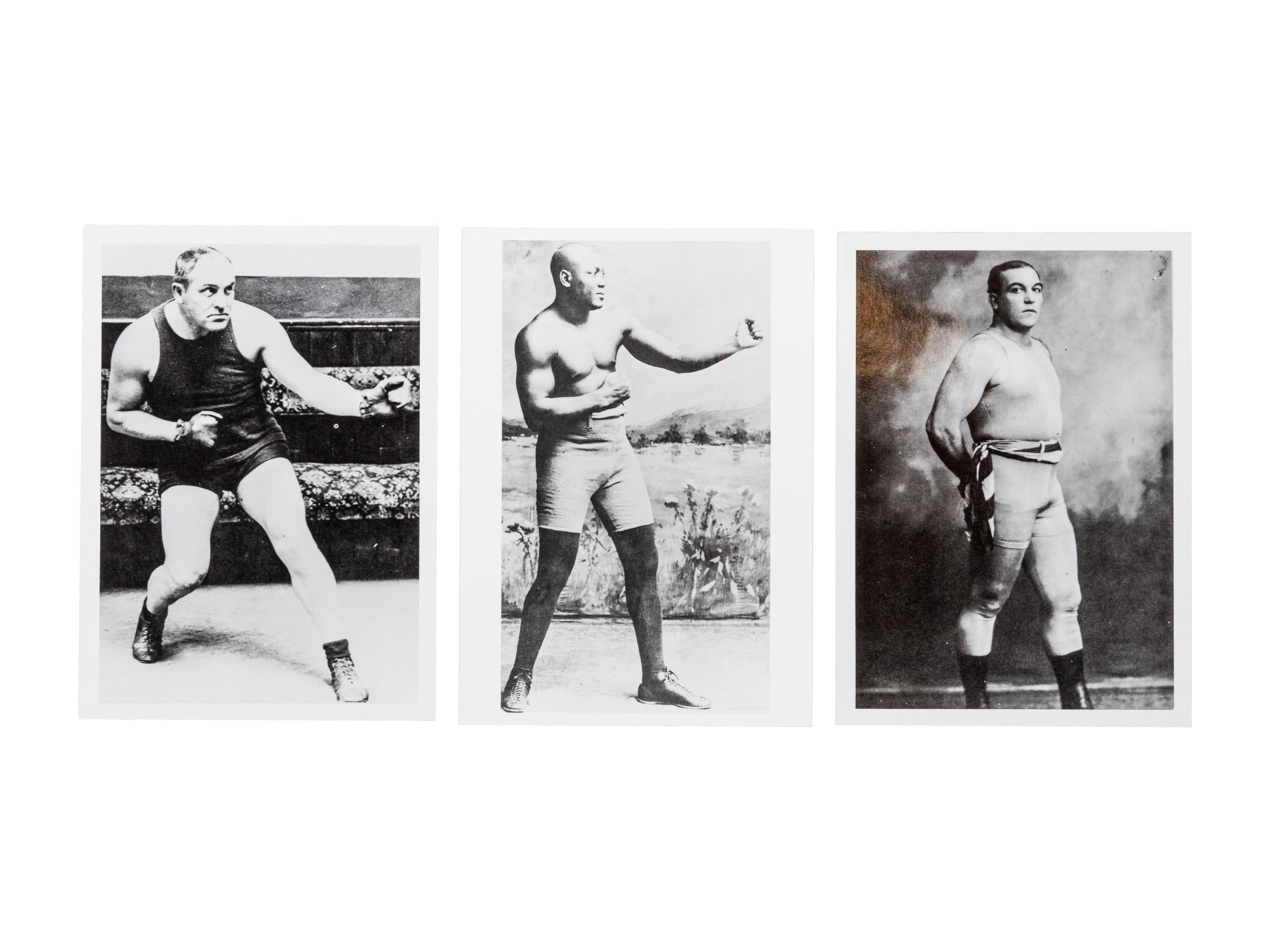 A Group of Assorted Boxing Collectibles (Including Muhammad Ali and Mike Tyson),