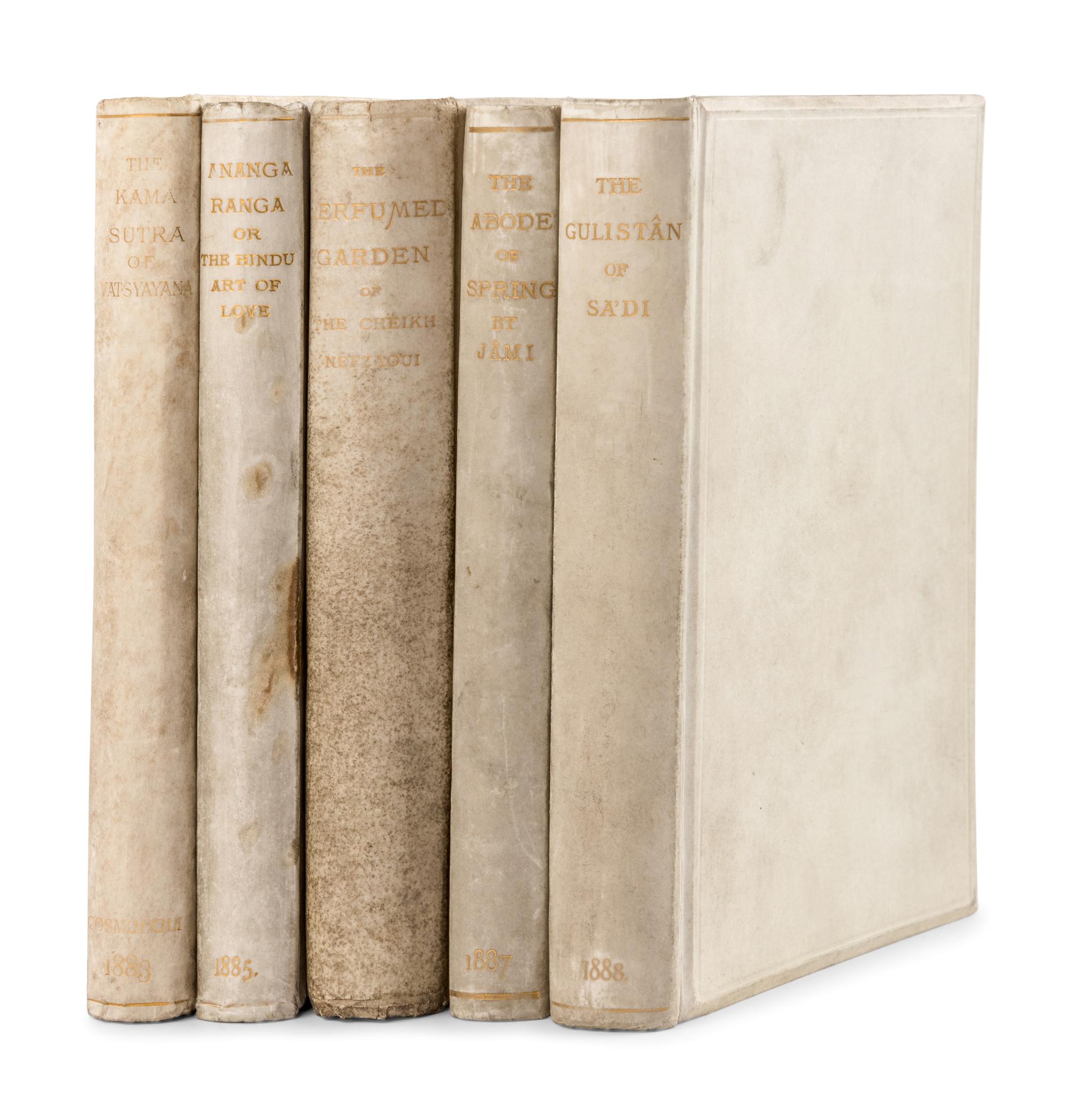 [BURTON, Richard Francis, Sir (1821-1890), translator]. A group of 5 works published by the Kama Shastra Society, comprising: