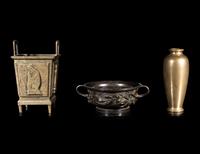Three Chinese Metal Vessels