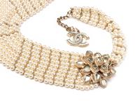 Chanel Nine Strand Faux Pearl Necklace, 2012