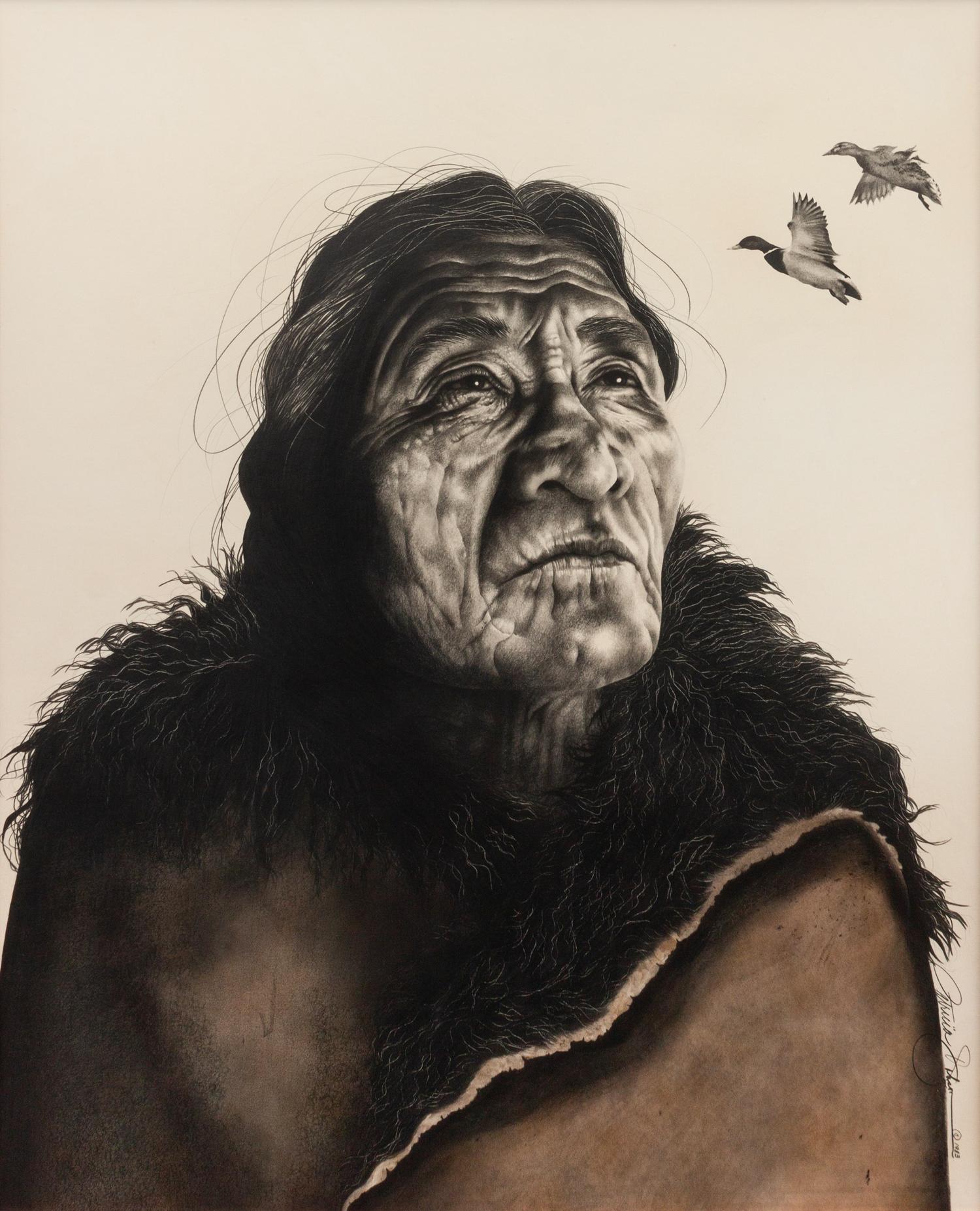 Untitled Woman with Birds, 1983