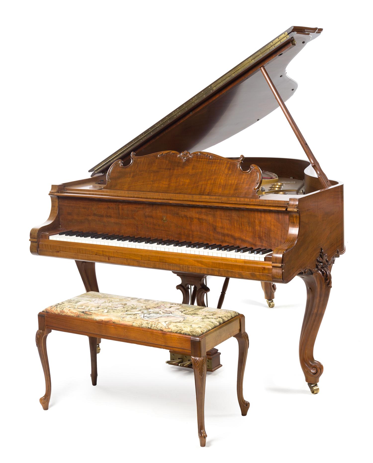 A Steinway & Sons Baby Grand Piano Length of case 67 inches. — MODEL M, CIRCA 1970