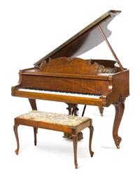 A Steinway & Sons Baby Grand Piano Length of case 67 inches. — MODEL M, CIRCA 1970