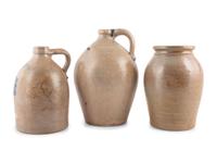 Three Stoneware Vessels