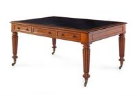 A William IV Mahogany Partners Desk