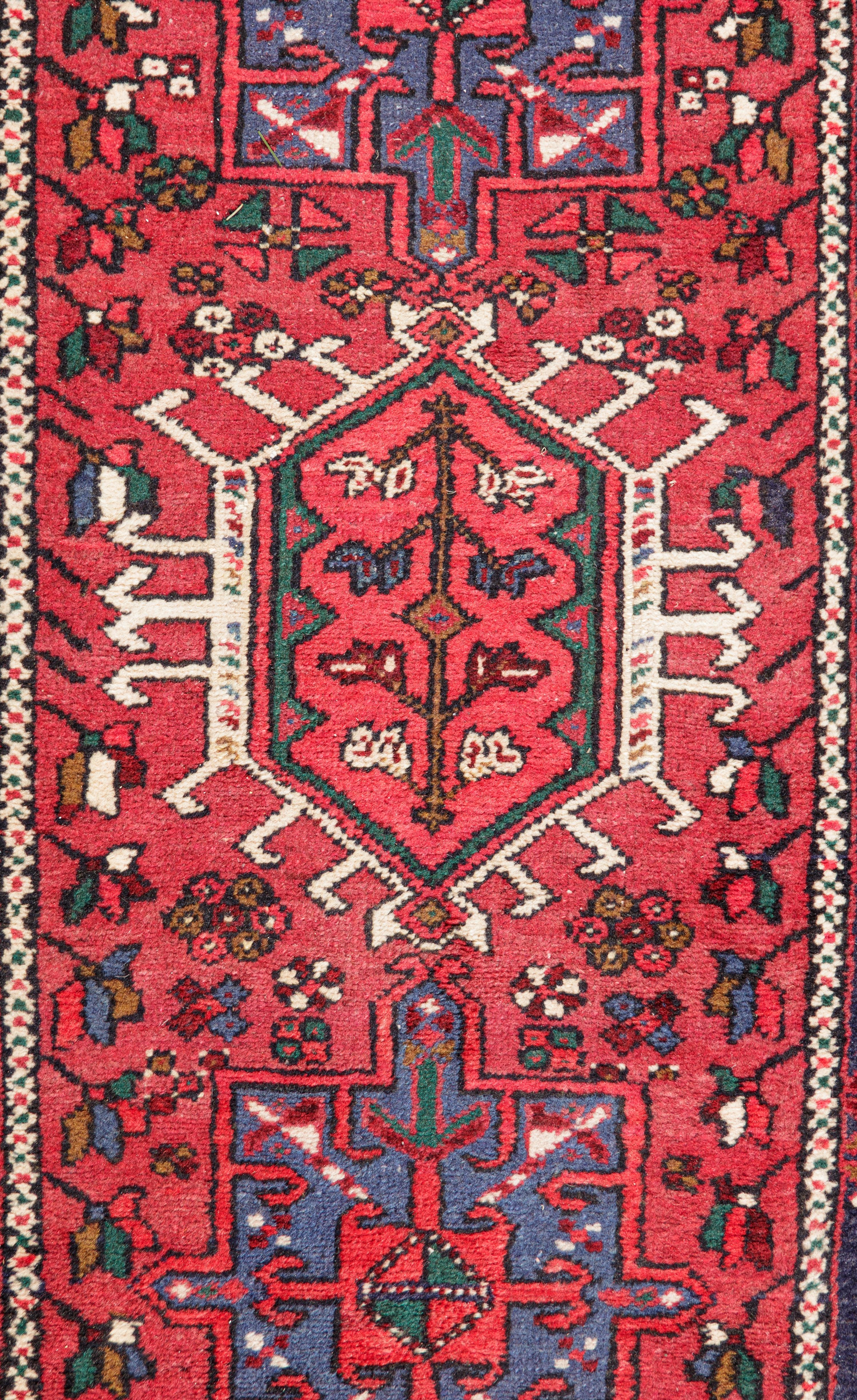 A Heriz Wool Runner