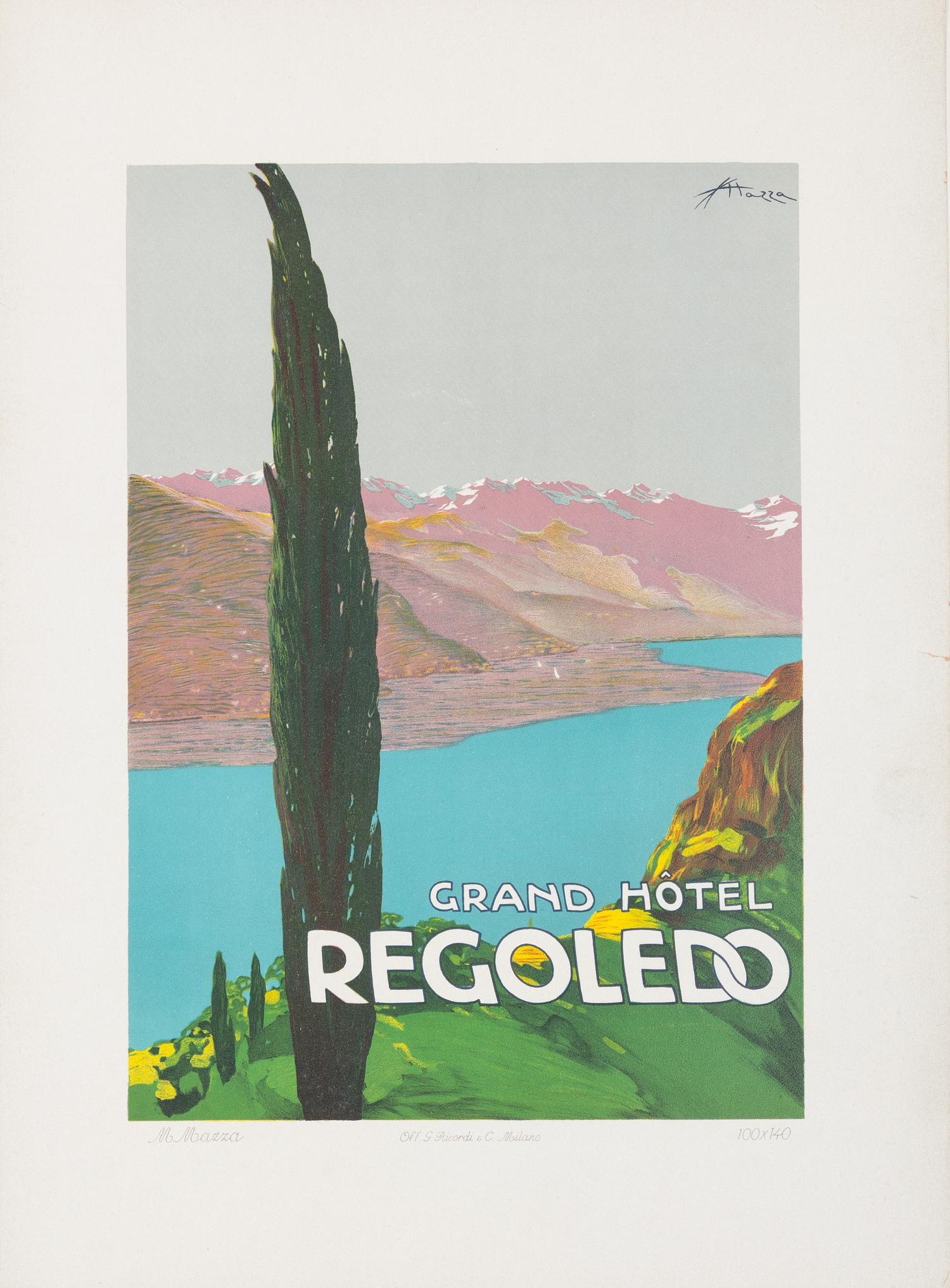 [RICORDI PORTFOLIO]. A group of 50 lithographic plates recreating the Ricordi firm's poster art. Milan: Ricordi, ca 1914.
