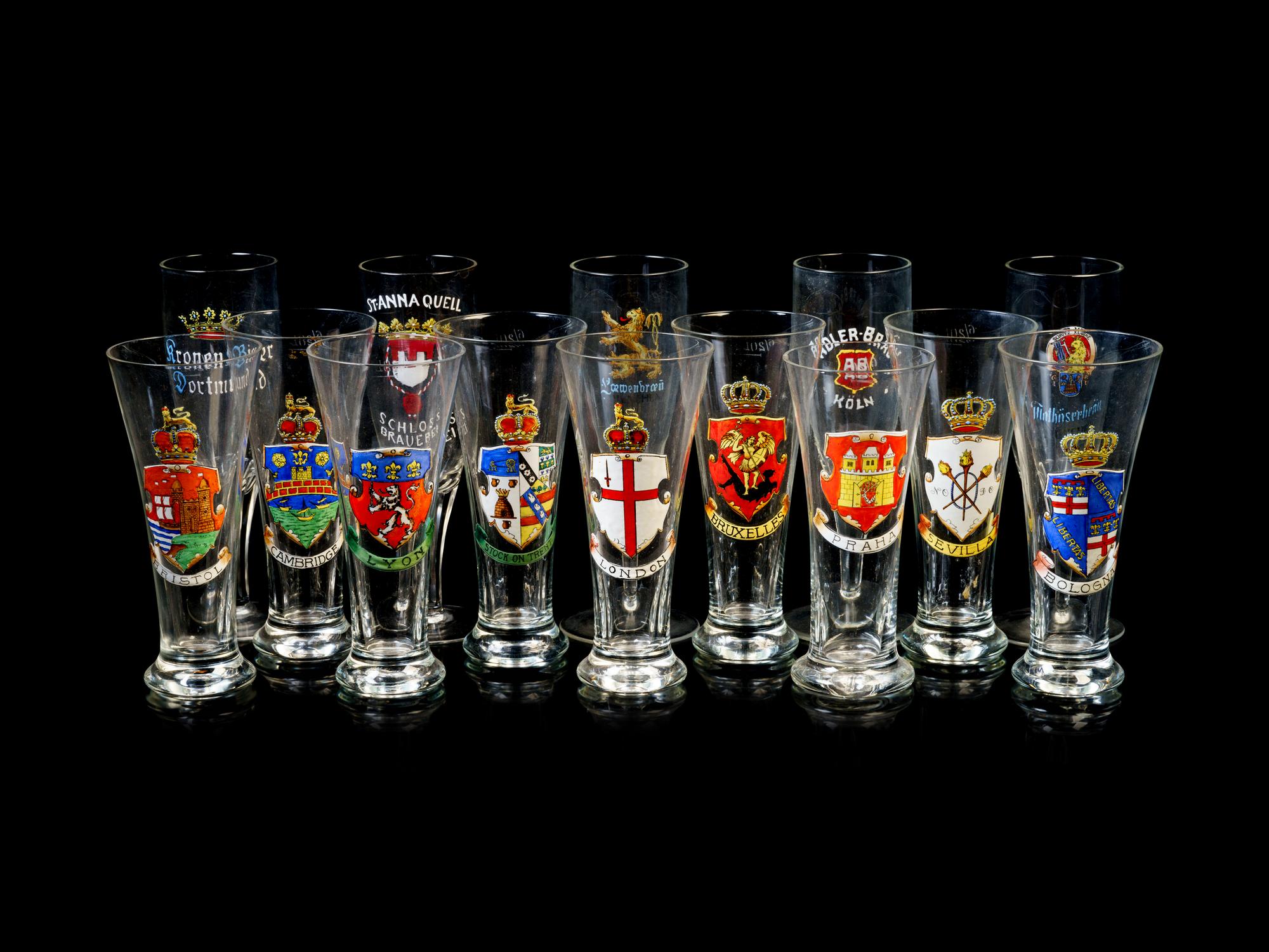 A Collection of Beer Glasses