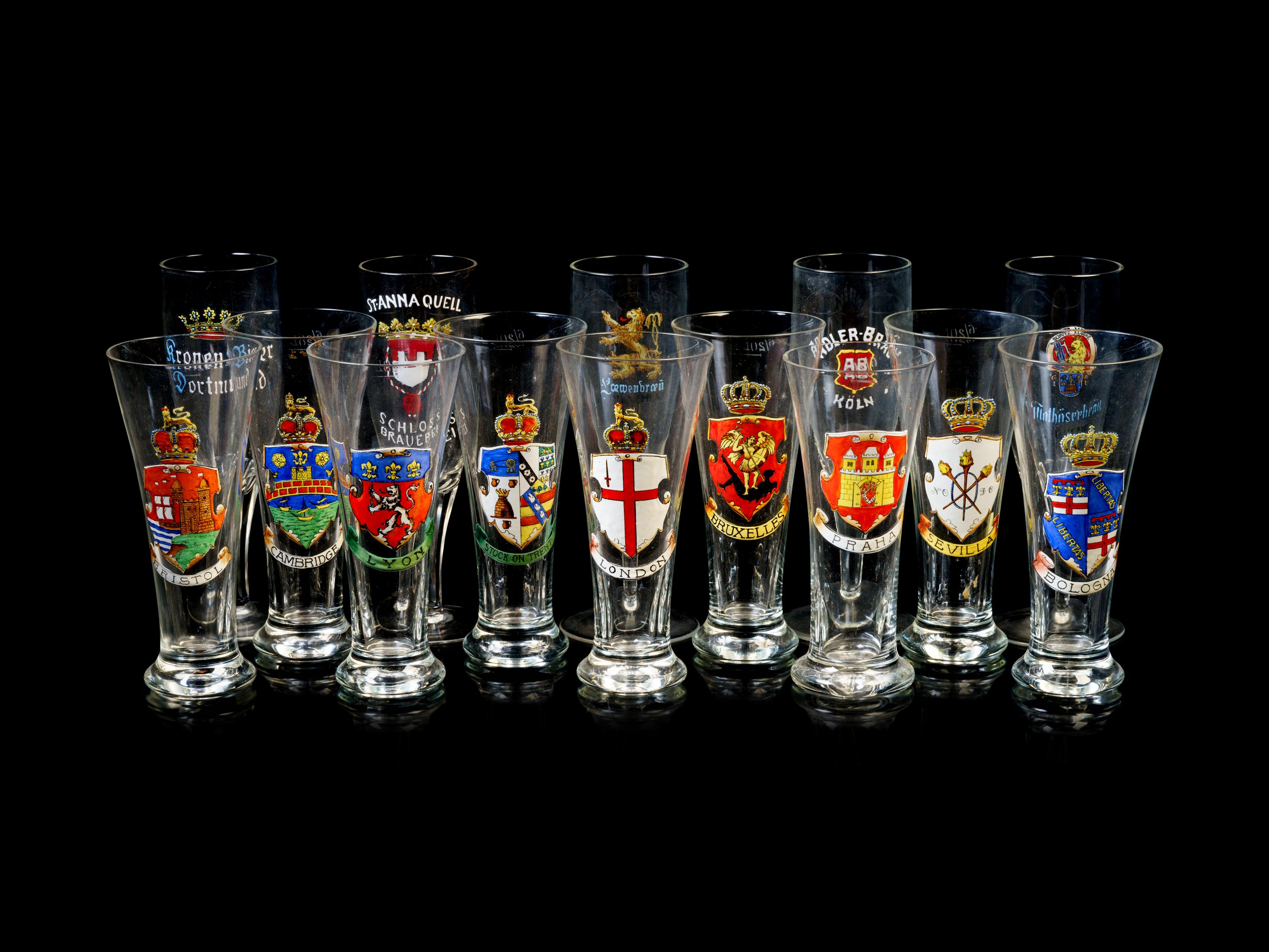 A Collection of Beer Glasses