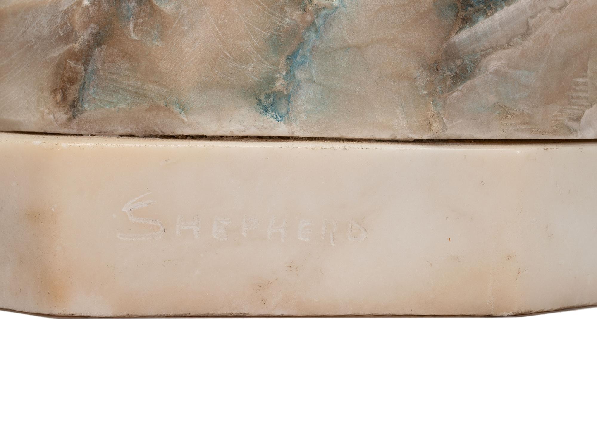 Two Italian Alabaster Sculptures