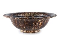 A Group of Rockingham Glaze Bowls and Molds