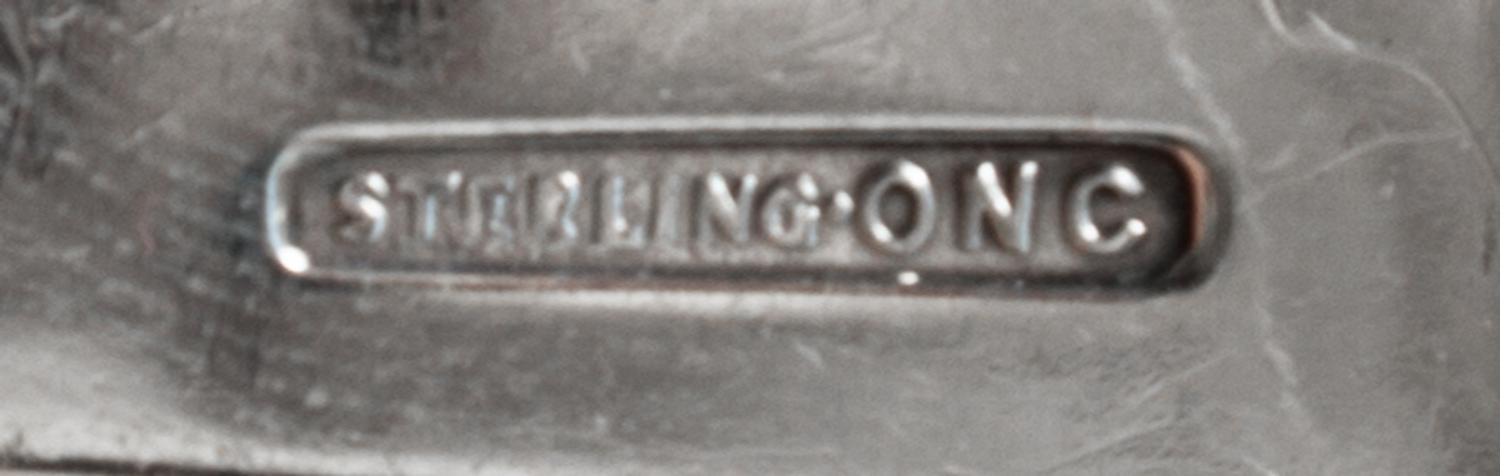 A Collection of Five American and English Silver Ladles, 20th Century, various makers and patterns.