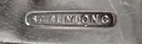 A Collection of Five American and English Silver Ladles, 20th Century, various makers and patterns.