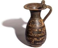 An Italo-Corinthian Black-Figured Olpe with Animal Friezes